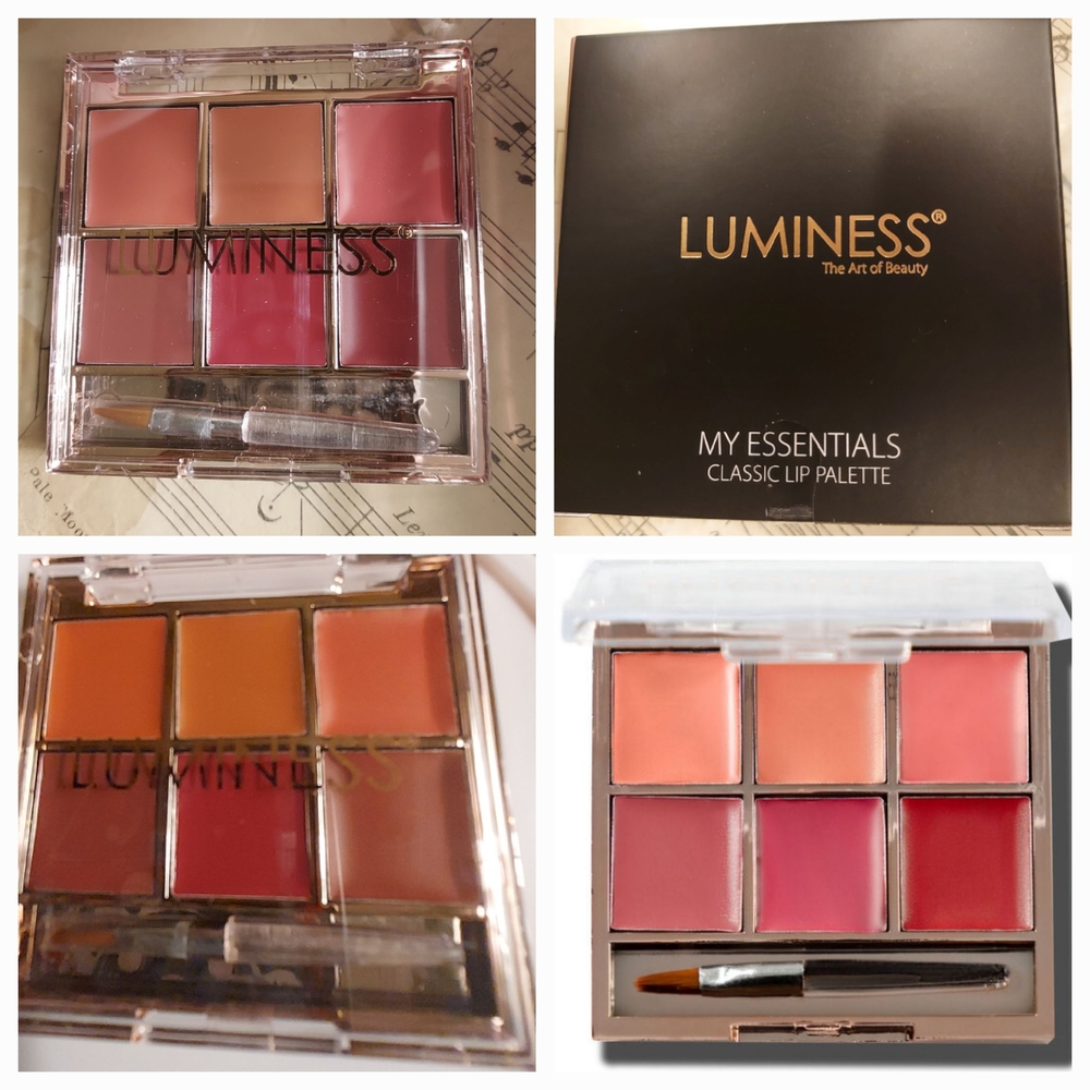 Luminess My Essentials Lip Palette - Pink, Orange, Brown